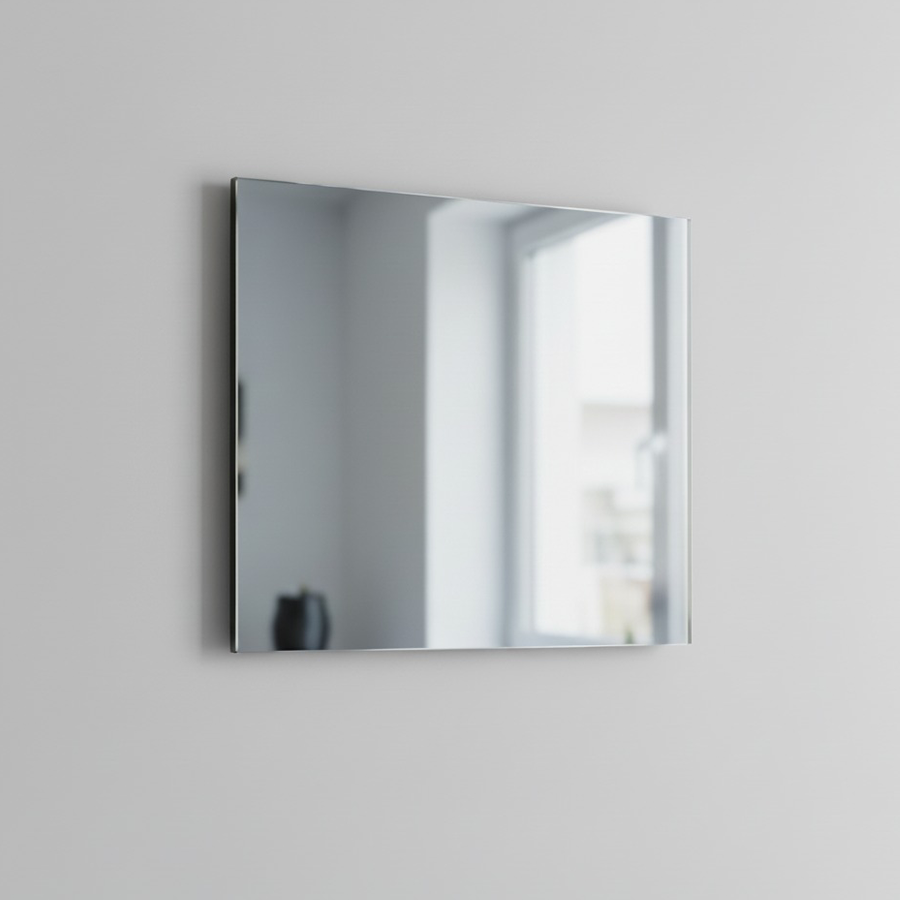 Silver mirror finish swatch